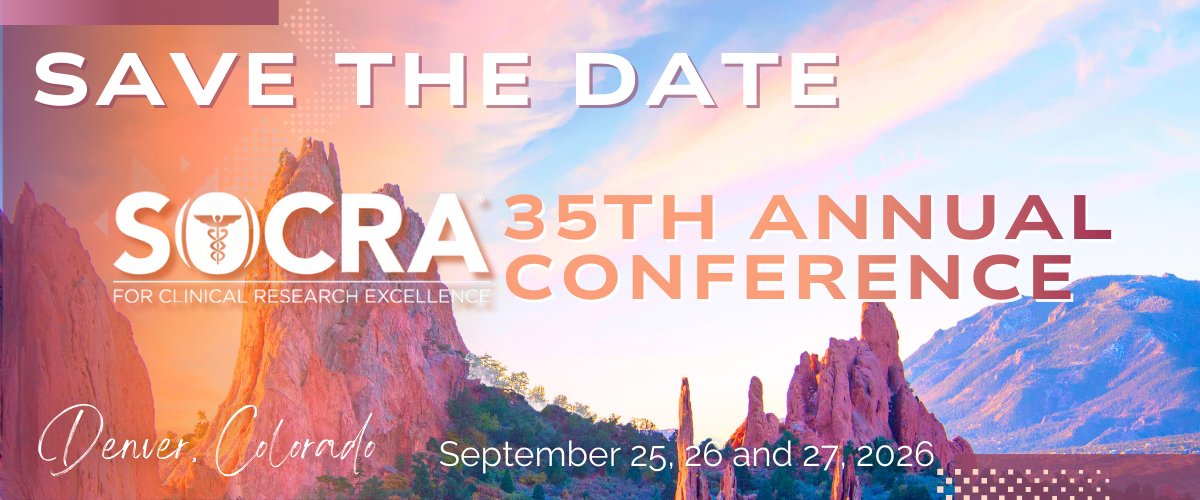 SOCRA 35th Annual Conference Save The Date